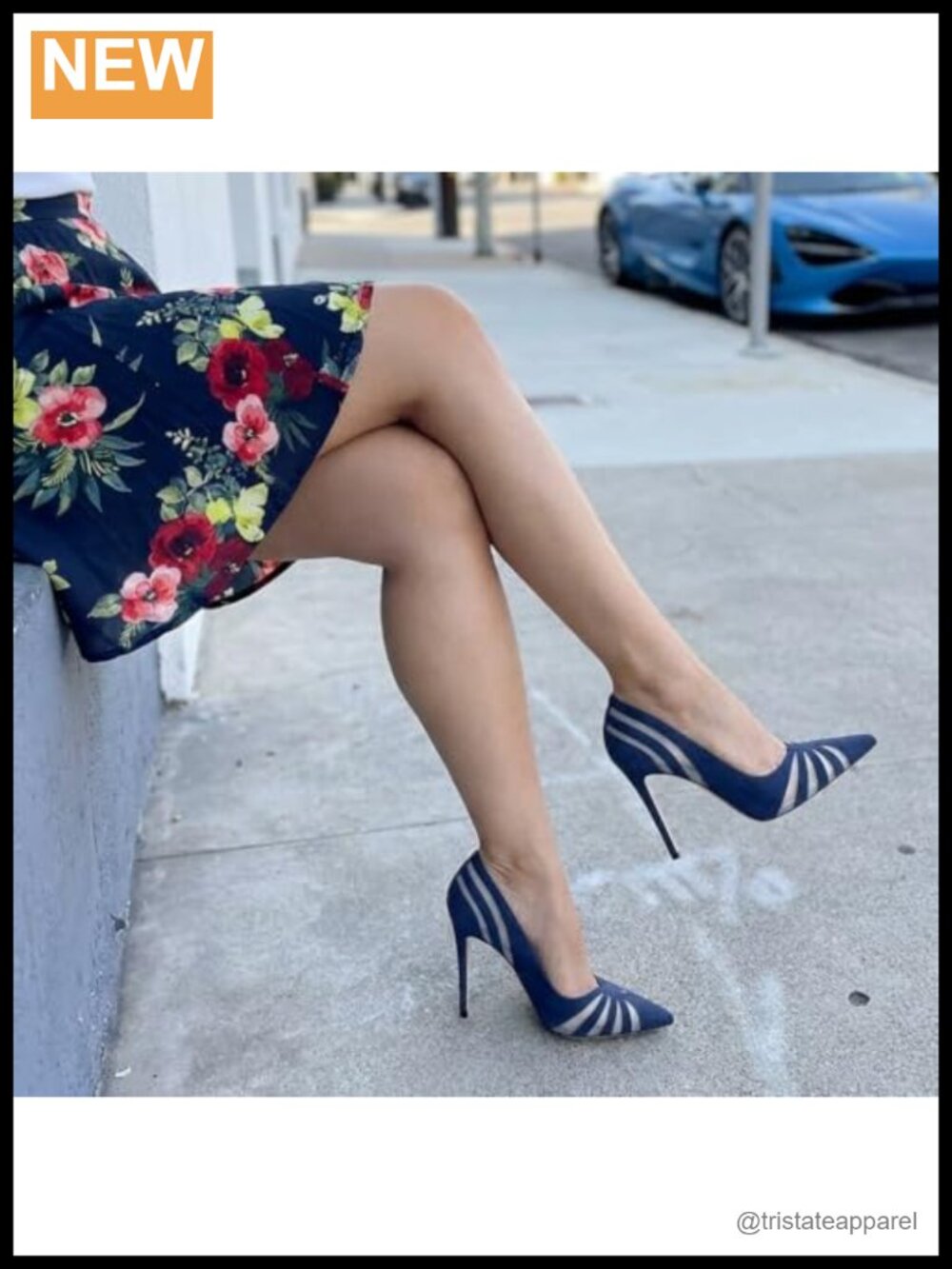 Women's Mesh Pumps Pointed Toe High Heels Closed Toe Office Dress Shoes - Picture 2 of 6